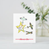 Spitfire Ster Postkaart (Staand voorkant)