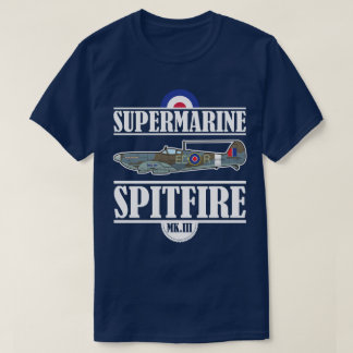 Spitfire Supermarine  Aviation WWII Plane T-shirt