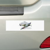 Spitfire Supermarine Bumpersticker (Op auto)
