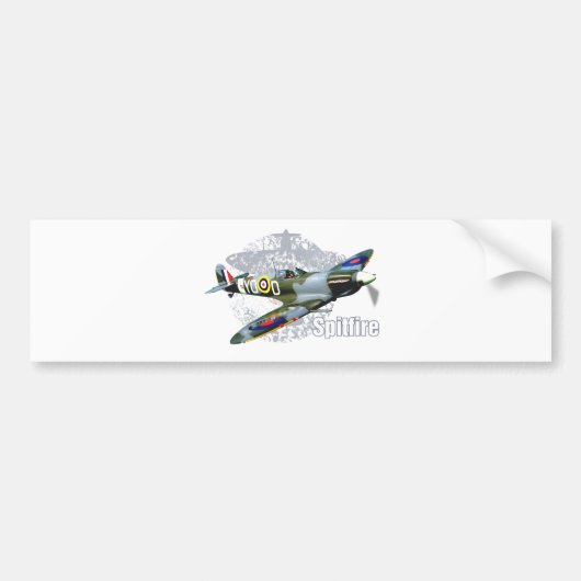 Spitfire Supermarine Bumpersticker (Voorkant)