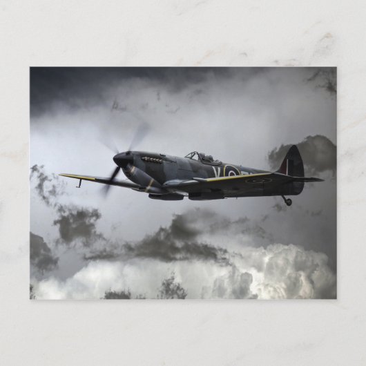 Spitfire TE311 Briefkaart (Voorkant)