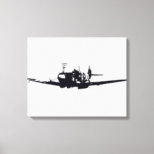 *Spitfire* van David Goodall Canvas Afdruk (Voorkant)