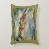 Spitfire vliegkussen accent kussen (Voorkant(Verticaal))