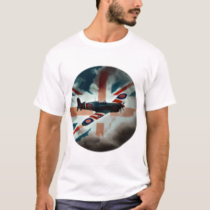 Spitfire Vliegtuig Gevechtsvliegtuig Engeland UK T-shirt