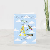 Spitfires Ciel Bleu Une Carte D'anniversaire (Devant)
