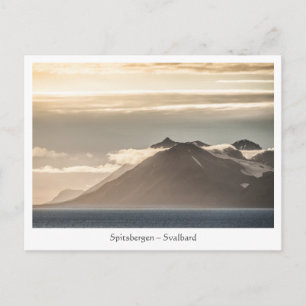 Spitsbergen Svalbard Landschap Briefkaart