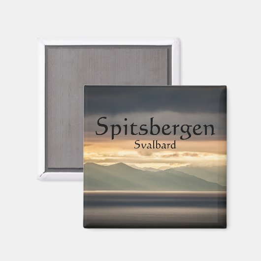 Spitsbergen Svalbard Magneet (Voorkant / Achterkant)