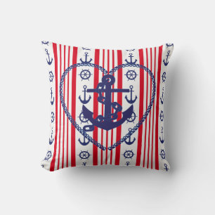 Spitskussens voor het accent van de zeemacht kussen