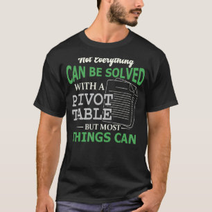 Spitstabel Spreadsheet Nerd Accountant 1 T-shirt