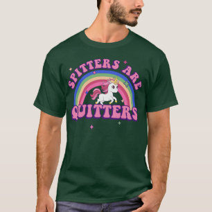 Spitters Zijn Opgevers Grappige Eenhoorn T-shirt