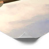 Spitvuur in wolken poster (Hoek)