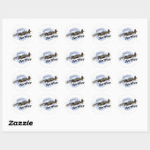 Spitvuur Ronde Sticker (Vel)