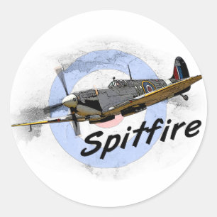 Spitvuur Ronde Sticker