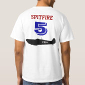 Spitvuur V T-shirt (Achterkant)