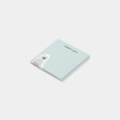 Spitz American Eskimo Dog Post-it® Notes (Schuin)