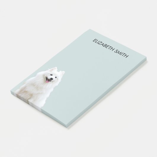 Spitz American Eskimo Dog Post-it® Notes (Schuin)
