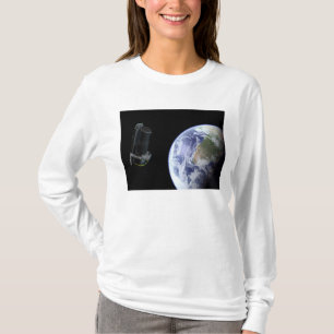 Spitzer die kort na de lancering de Aarde vertrekt T-shirt