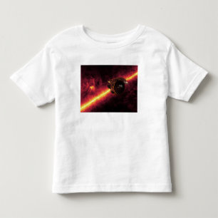 Spitzer gezien tegen de infrarode hemel 2 kinder shirts