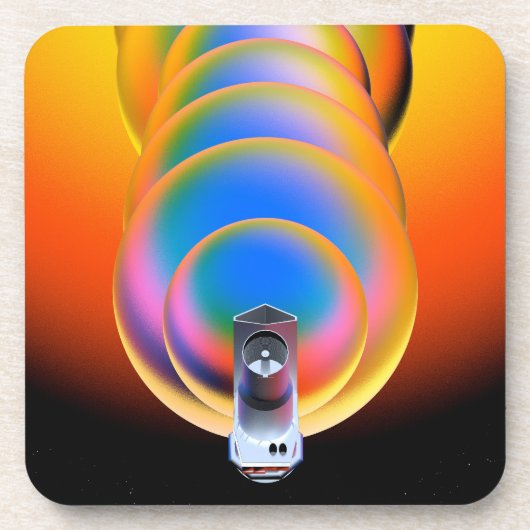 Spitzer Space Telescope Poster. Bier Onderzetter (Voorkant)