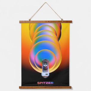 Spitzer Space Telescope Poster. Hangend Wandkleed