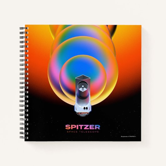 Spitzer Space Telescope Poster. Notitieboek (Voorkant)