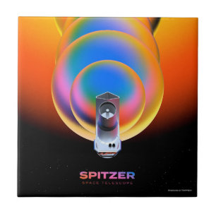 Spitzer Space Telescope Poster. Tegeltje