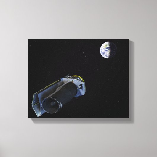 Spitzer wijst zijn hoog-aanwinstenantenne canvas afdruk (Voorkant)