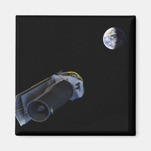 Spitzer wijst zijn hoog-aanwinstenantenne magneet (Voorkant)