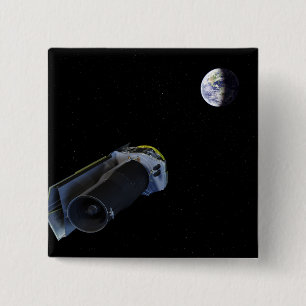 Spitzer wijst zijn hoog-aanwinstenantenne vierkante button 5,1 cm