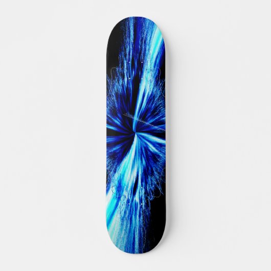 Splash Abstract digitaal fractal Skateboard (Voorkant)