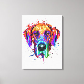 Splash Art - Geweldige ddekranen Canvas Afdruk