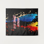 SPLASH avec Tapisserie ROUGE, JAUNE et BLEU (Devant (Horizontal))