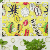 Splash, Bam, Serviette De Cuisine Boom (Plié)