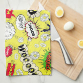 Splash, Bam, Serviette De Cuisine Boom (Quart Plié)