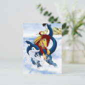 Splash. Briefkaart (Staand voorkant)