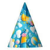 Splash Bubbles Zomer Eend Schuim 1e Verjaardag Feesthoedjes (Achterkant)