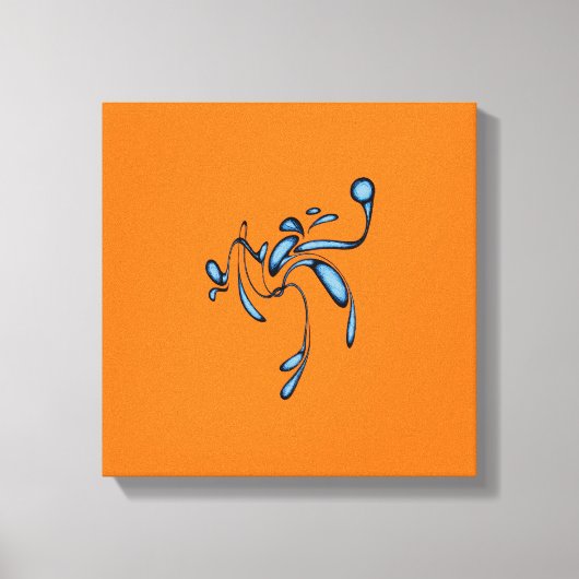 Splash Canvas Afdruk (Voorkant)
