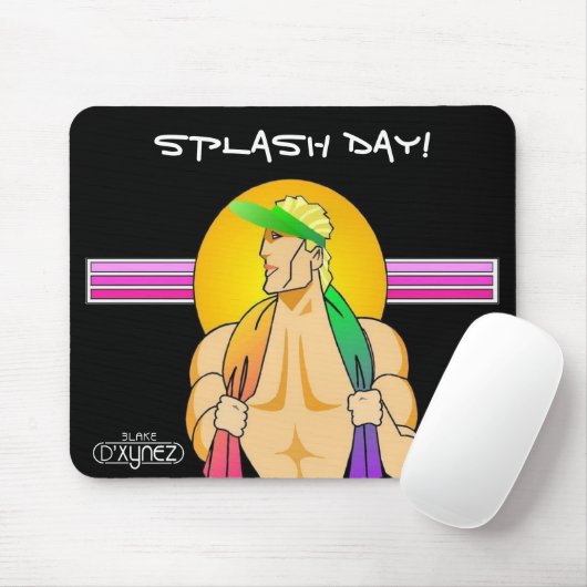Splash Day Mousepad Muismat (Met muis)