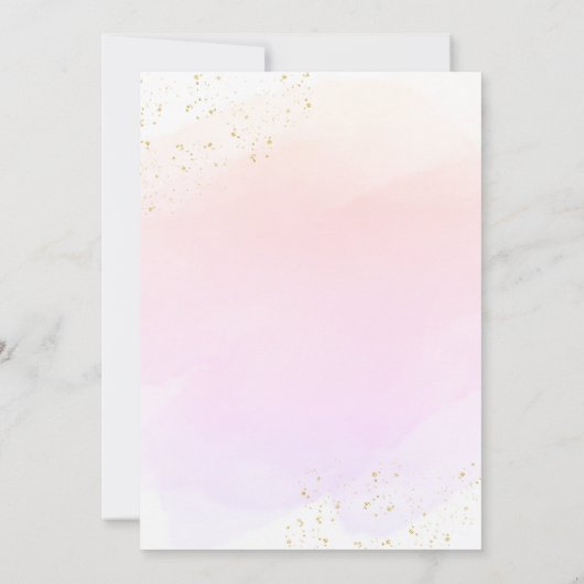 Splash en Sparkle Water Pool Party Verjaardag Kaart (Achterkant)