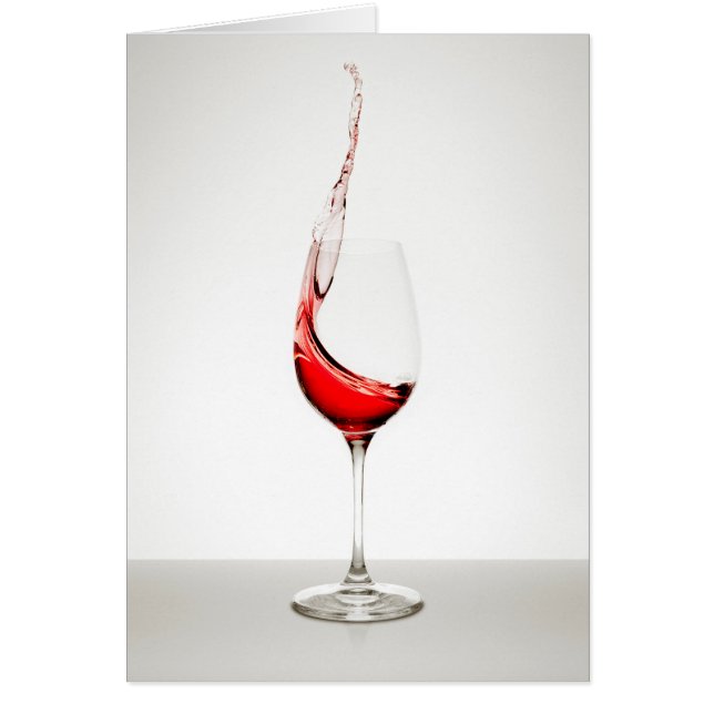 splash en verre de vin (Devant)