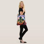Splash Fleur-de-lis shopping tas (Op model)