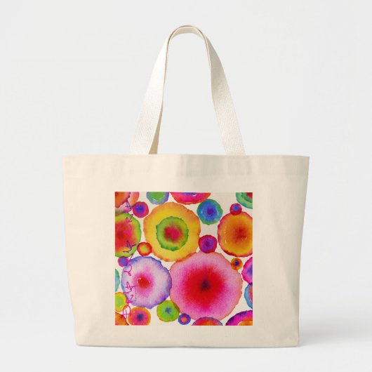 "Splash" Grote Tote Bag (Voorkant)
