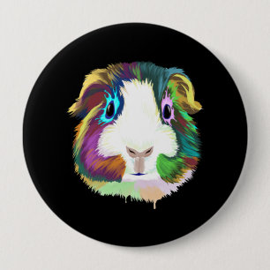 Splash Guinee Pig Ronde Button 4,0 Cm