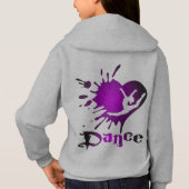 Splash Gymnastics Girls' Basic Zip Hoodie (Achterkant)