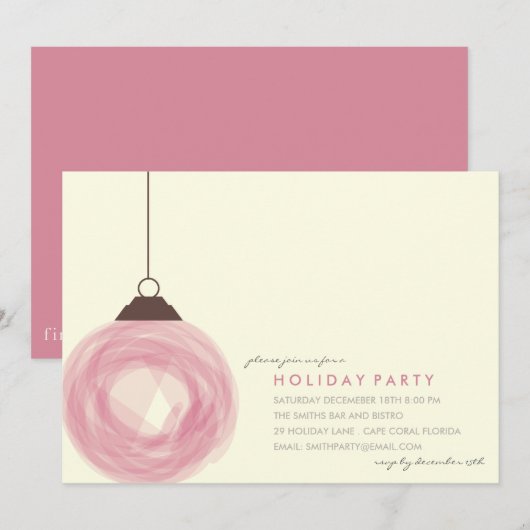 SPLASH . INVITATION VACANCES (Devant / Derrière)