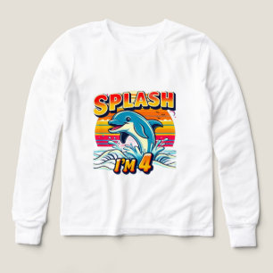 Splash j'ai 4 ans – Conception de 4e anniversaire
