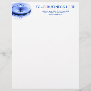 Splash Letterhead Briefhoofd Sjabloon