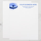 Splash Letterhead Briefhoofd Sjabloon (Voorkant / Achterkant)