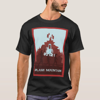 Splash Mountain - Minimalistische reisstijl - Them T-shirt