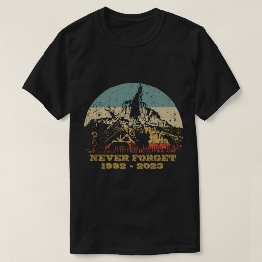 Splash Mountain vergeet nooit T-shirt (Design voorkant)